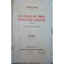 Pagini din timpul rascoalelor taranesti