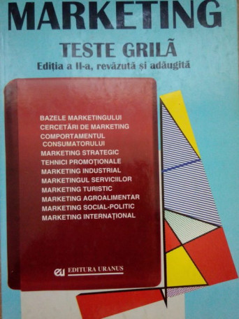 Marketing. Teste grila