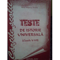 Teste de istorie universala