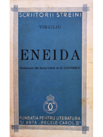 Virgiliu - Eneida - 1938 - Cartonata