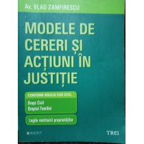 Modele de cereri si actiuni in justitie