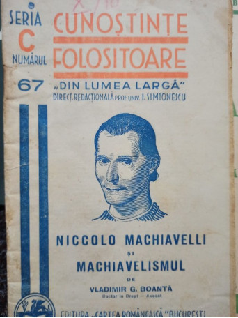 Niccolo Machiavelli si Machiavelismul