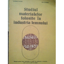 Studiul materialelor folosite in industria lemnului