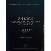 Fauna republicii populare Romane. Insecta, vol. VIII