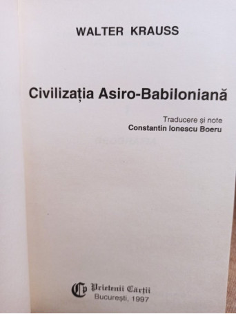 Civilizatia Asiro - Babiloniana