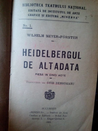 Forster - Heidelbergul de altadata