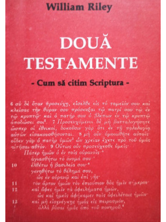 William Riley - Doua testamente - 1992 - Brosata