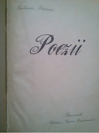 Poezii