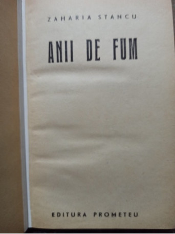 Anii de fum