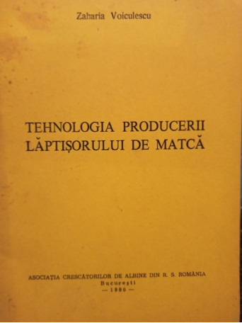 Tehnologia producerii laptisorului de matca