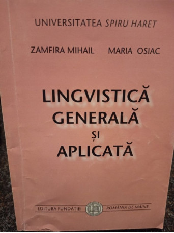 Lingvistica generala si aplicata