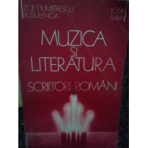 Muzica si literatura. Scriitori romani