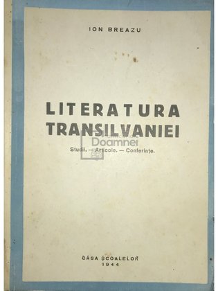 Literatura Transilvaniei