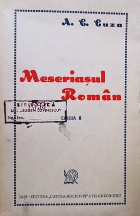 Meseriasul roman, editia a IIa