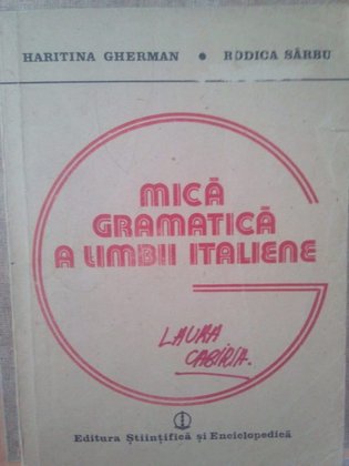 Mica gramatica a limbii italiene