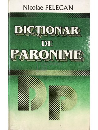 Dicționar de paronime