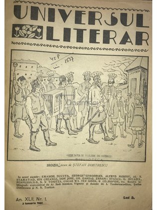 Universul Literar - colegat de 52 numere ianuarie-decembrie 1926, anul XLII