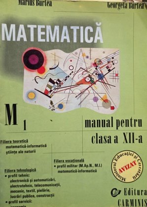 Matematica M1 - Manual pentru clasa a XIIa