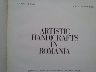 Artistic handicrafts in Romania