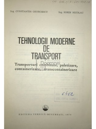 Tehnologii moderne de transport