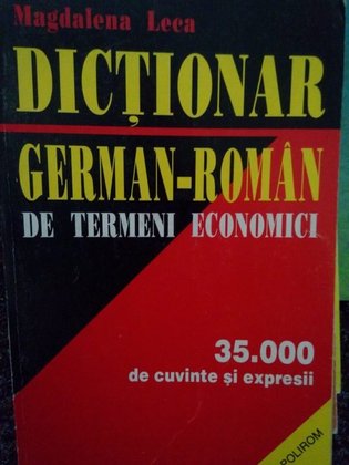 Dictionar germanroman de termeni economici