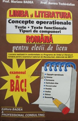 Bacalaureat - Concepte operationale
