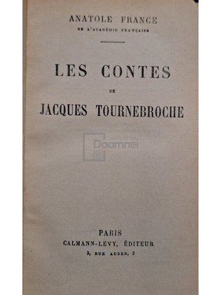 Les contes de Jacques Tournebroche