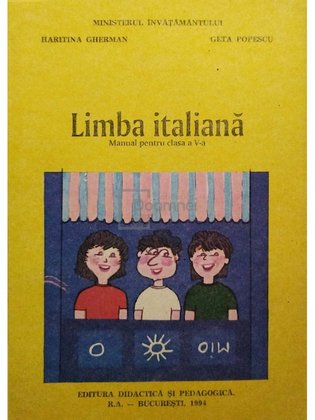 Limba italiana - Manual pentru clasa a V-a