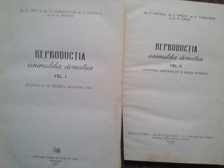 Reproductia animalelor domestice, 2 vol.