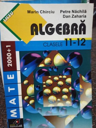Algebra clasele 1112
