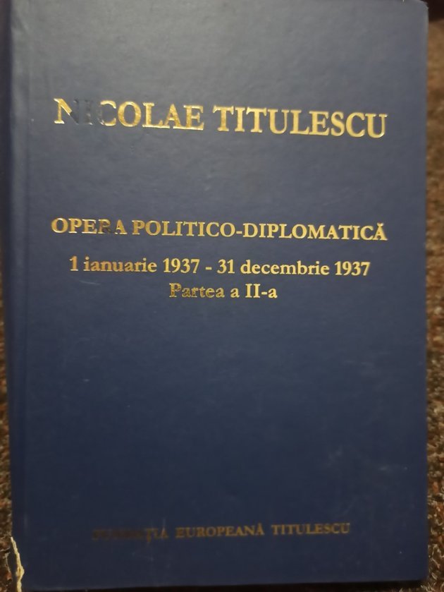 Opera politico-diplomatica, partea a II-a