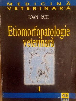 Etiomorfopatologie veterinara