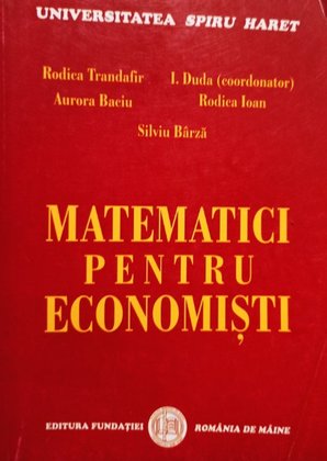 Matematici pentru economisti, editia a III-a