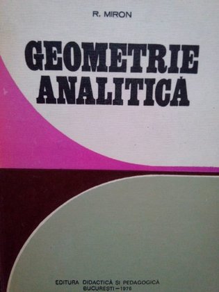Geometrie analitica