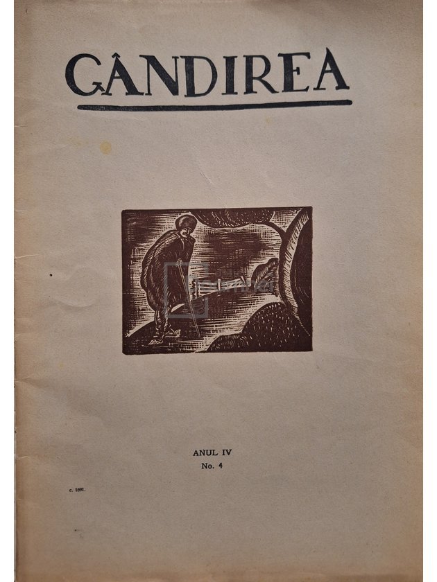 Revista Gandirea, anul IV, nr. 4