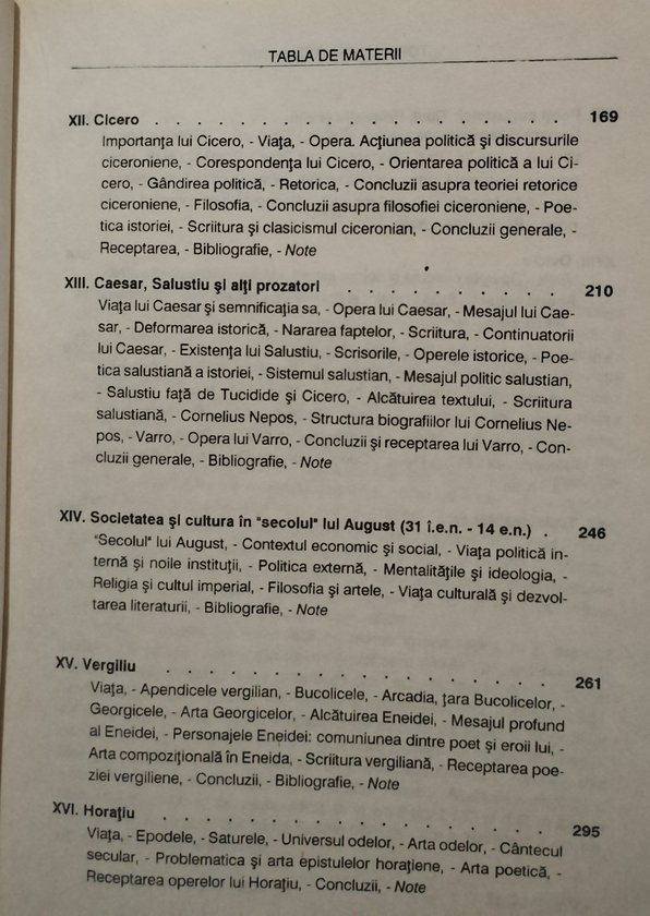 Istoria literaturii latine, vol. 1