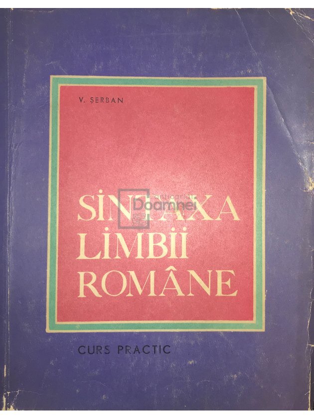 Sintaxa limbii române - Curs practic