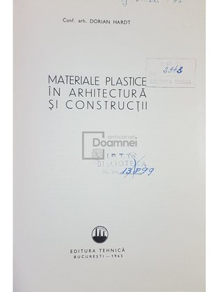 Materiale plastice in arhitectura si constructii