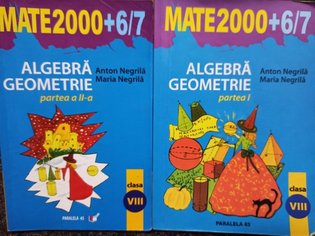 Algebra geometrie clasa a VIII-a, 2 vol.