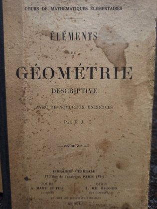 Elements de geometrie descriptive