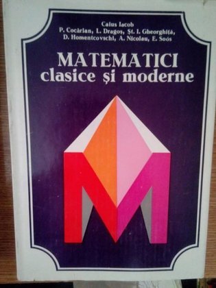 Matematici clasice si moderne, vol III