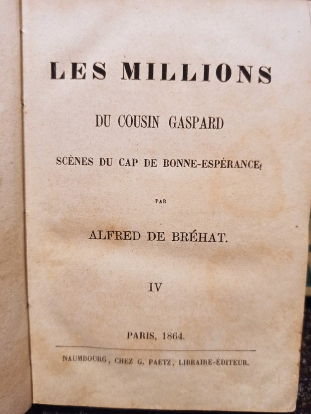Les millions du cousin Gaspard, vol. IV
