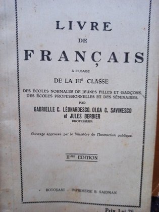 Livre de francais, edition II