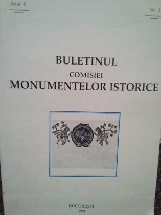 Buletinul comisiei monumentelor istorice, nr. 2, anul II