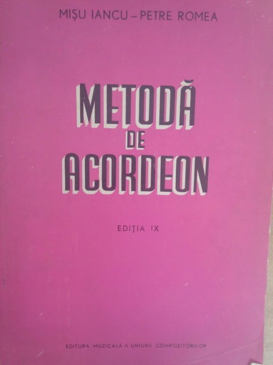 Metoda de acordeon, ed. IX