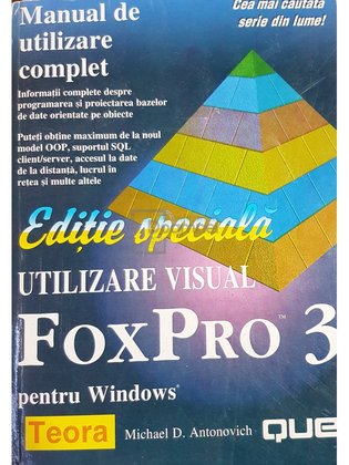 Utilizare Visual FoxPro 3 pentru Windows