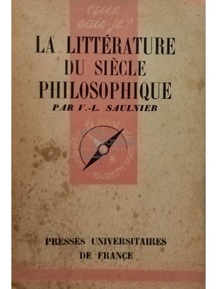 La litterature du siecle philosophique