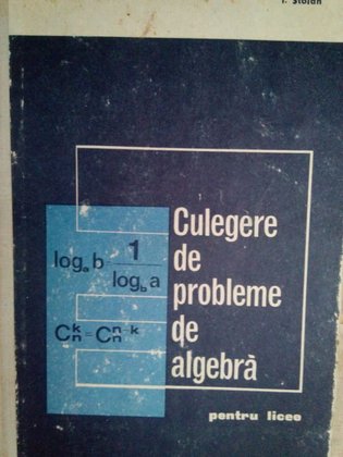 Culegere de probleme de algebra