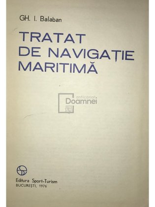 Tratat de navigație maritimă