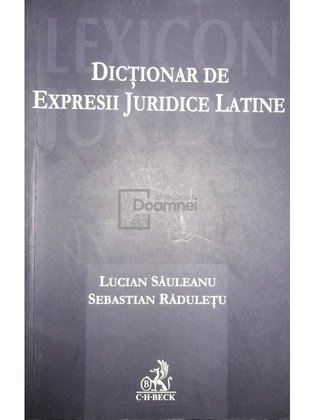 Dicționar de expresii juridice latine